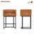 26" Upholstered Counter Stool with Metal Frame-123103712