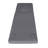 Water- Chaise Lounge Mat - Dark Grey Foam Filled Hook And Loop Attachments 27.75W X 75.55D 3.92H Contemporary Style / Pillow Filling With Tie Straps