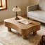 Table basse à plateau relevable avec rangement caché et coins de sécurité à levage hydraulique-283700324