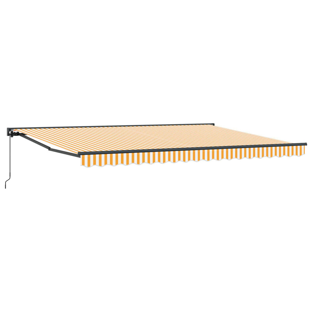 VidaXL Polyester Cover Retractable Patio Awning