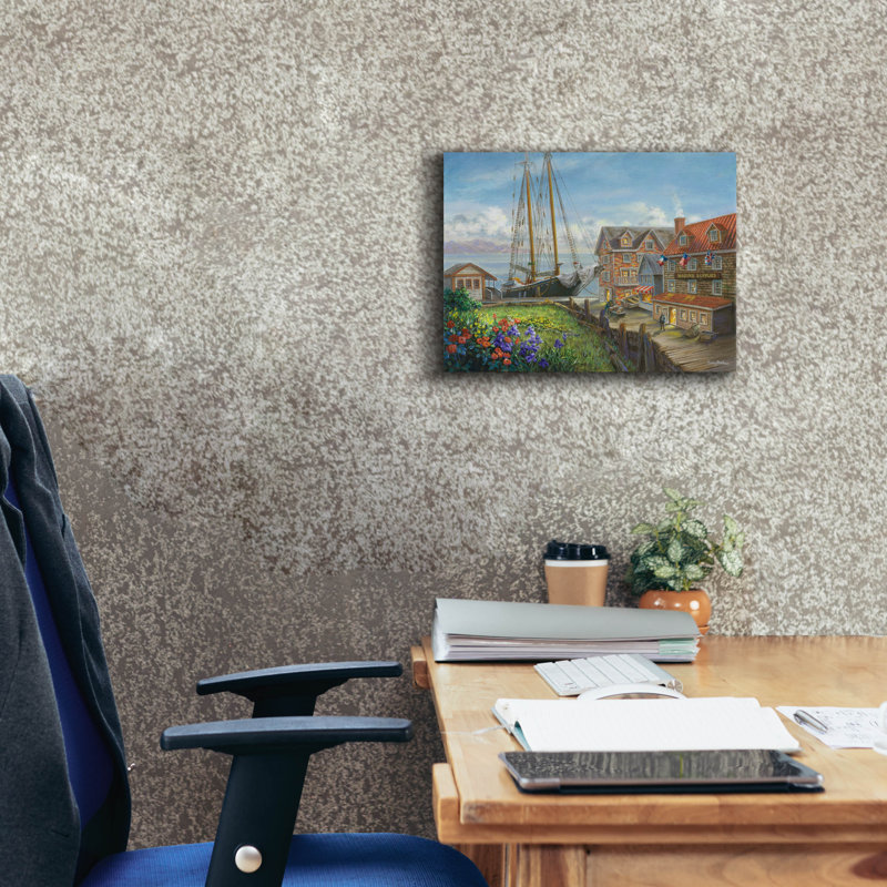  «Marine Fournitures» par Nicky Boehme, art mural sur toile, 16 po x 12 po, H 12 po x l 16 po