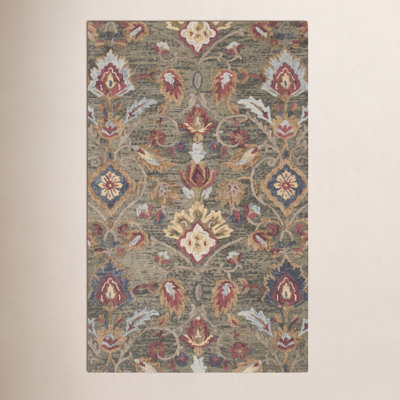 Tansy Wool Floral Indoor Rug