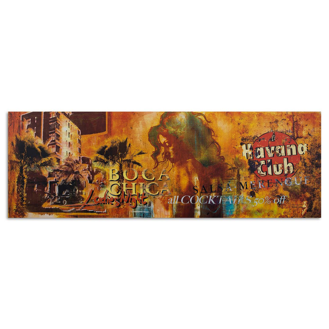 Leinwandbild Havana Club Collage 16171