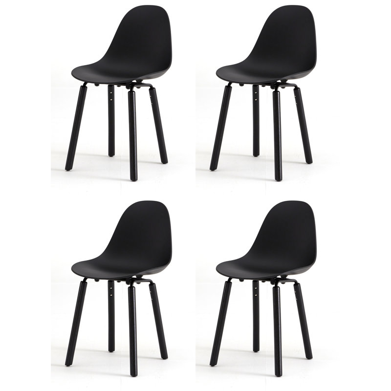 TA Side & Dining Chair (Set of 4), Black