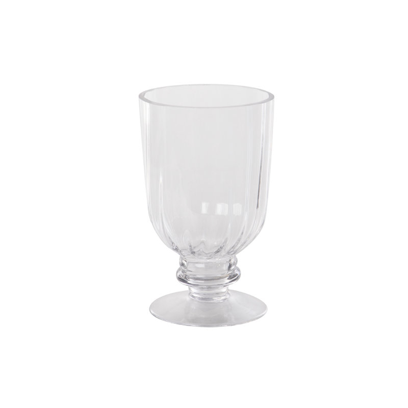 Frechette Glass Table Vase 1, 19cm H x 11cm W x 10.5cm D, Clear