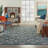 Machine-Woven Stain Resistant Floral Area Rug-2004387480