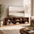 Dark Walnut Modular TV Stand