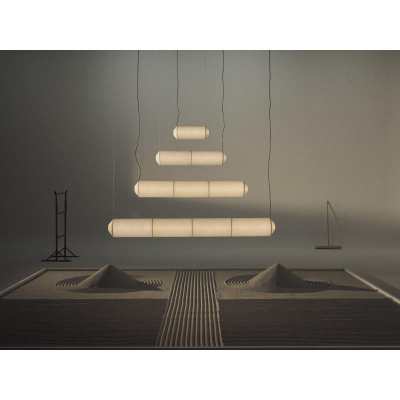 Tekiò Horizontal Pendant, 206.7" H x 26.4" W x 9.8" D, 34 W
