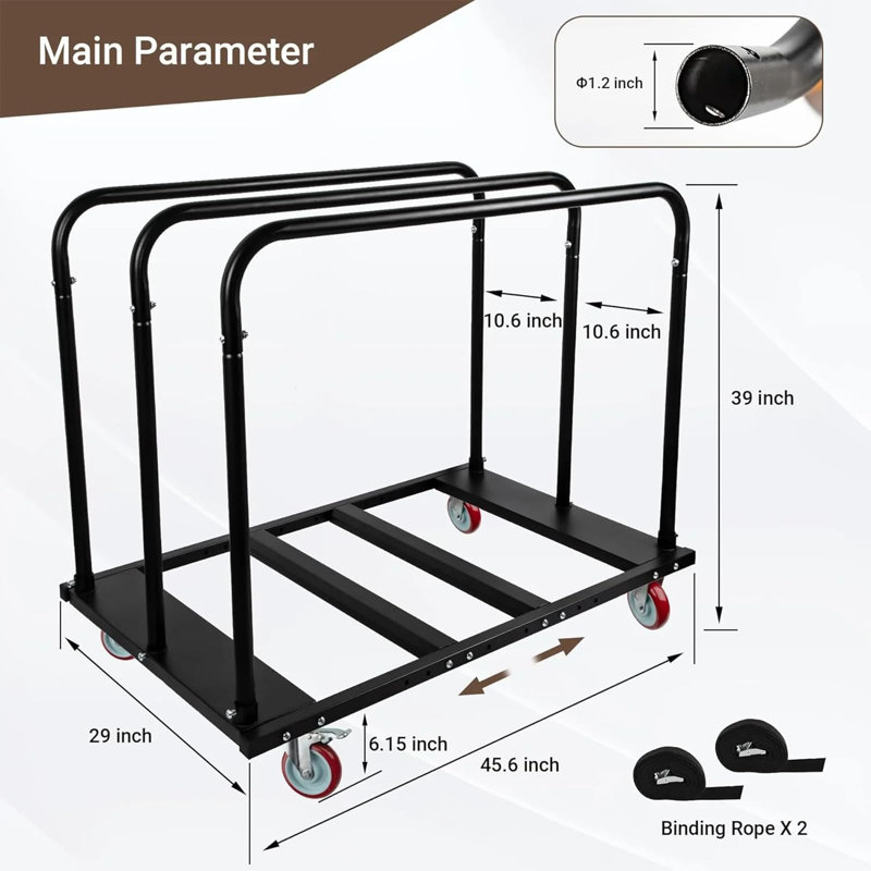 Steel Bar Cart