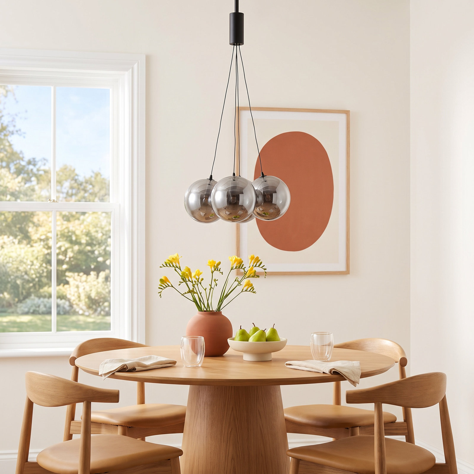 Celica 4 Light Pendant, Black