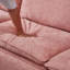 Canapé d'angle modulaire en chenille avec pouf amovible-134010566