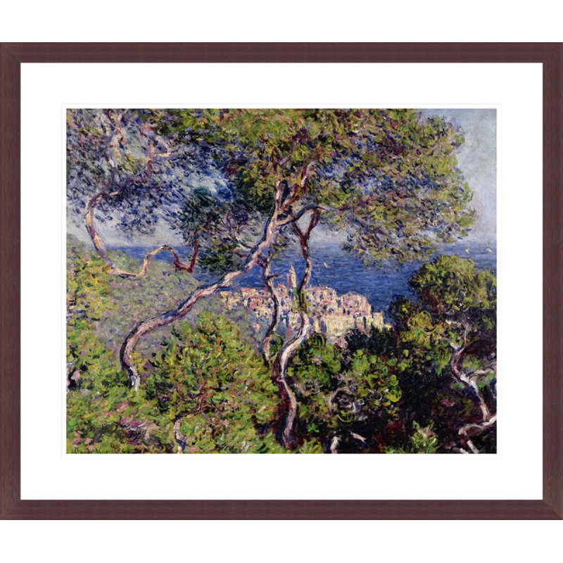 «Bordviera» par Claude Monet, impression giclée sur cadre, H 23,5 po x l 27,7 po