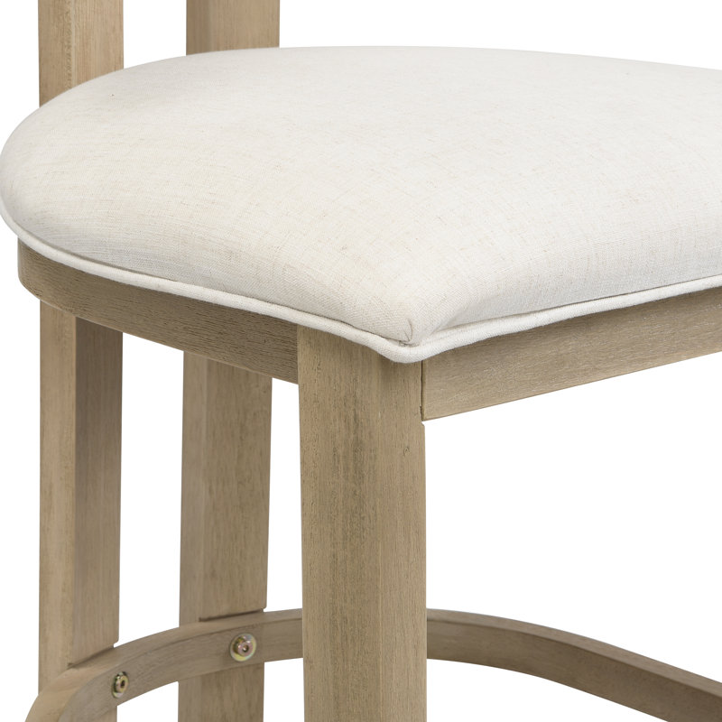 Ensemble de table de salle à manger à hauteur de comptoir 2 personnes Dominguez, Light Ash, Beige/Light Ash