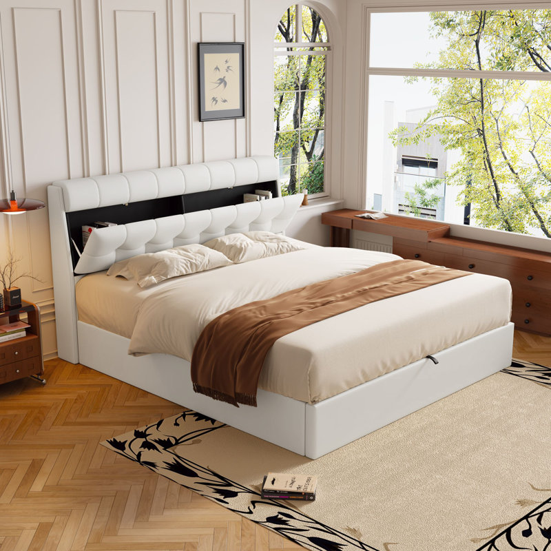 Upholstered Ottoman Storage Bed, King (5')