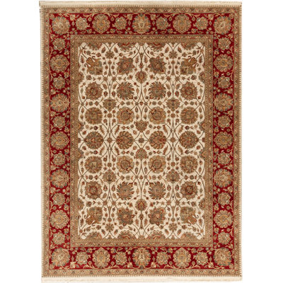 Wool Floral Indoor Rug