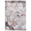 Tapis abstrait gris / orange Leonidha-1843149105