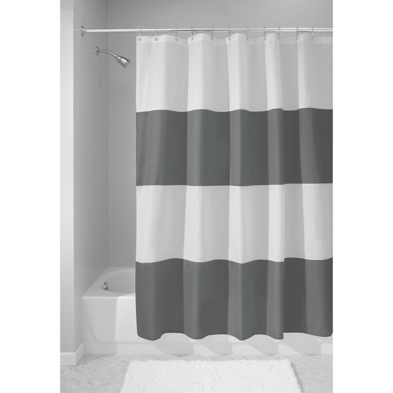 Brandy Striped Shower Curtain