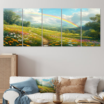 Emlenton - - Décoration murale arc-en-ciel - - Art mural traditionnel traditionnel