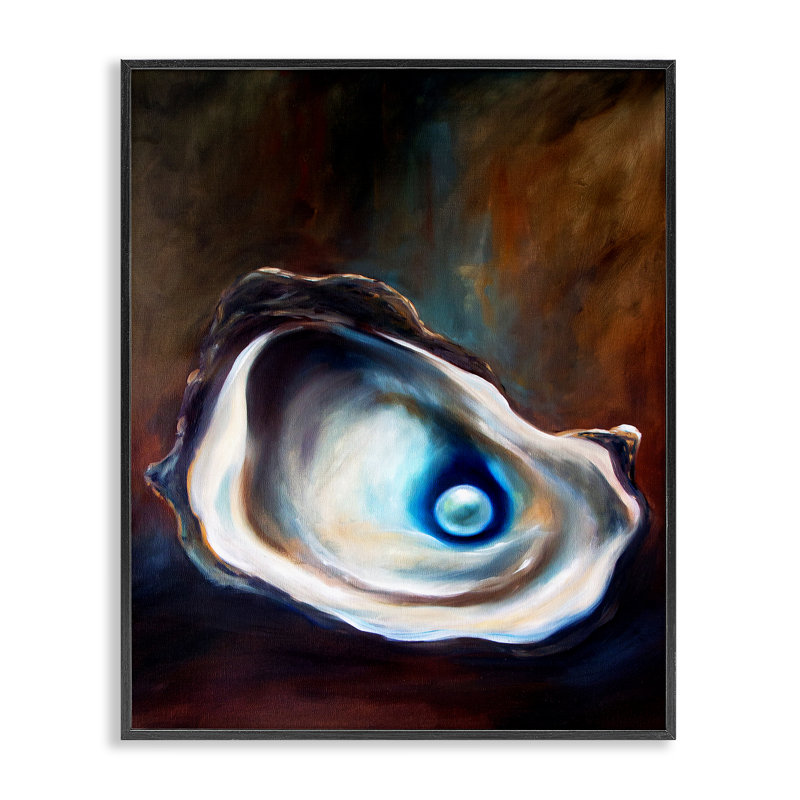 Giclée encadrée de perle cachée, par Mary Sparrow, H 14 po x l 11 po, Giclée encadrée noir minuit