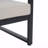 Set Of 2 Outdoor Patio Club Chair, Black Frame With Beige Cushion