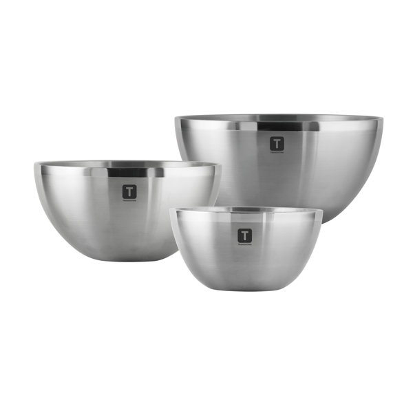 JoyJolt Stainless Steel Mixing Bowl Set of 6 Bowls. 5qt Large to 0.5qt  Small Metal Bowl. Kitchen, Cooking and Storage Nesting Dough, Batter Baking