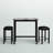Nialynn 3 Piece Counter Dining Table Set