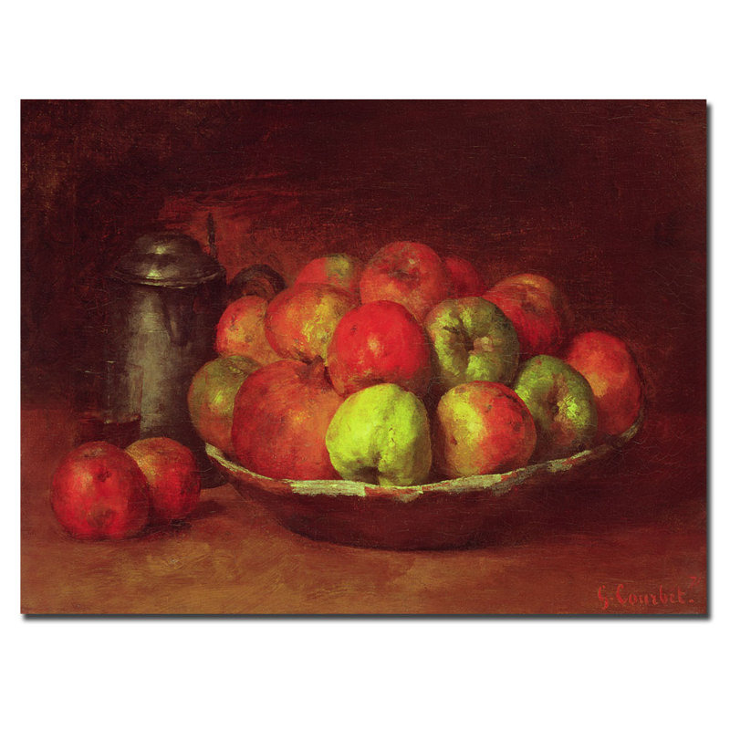 Gustave Courbet - Print on Canvas, 18" H x 24" W x 2" D