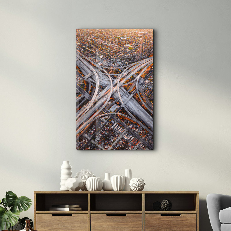 Élégante peinture murale en verre trempé de 13,8 po x 21,7 po | 100% verre trempé, épaisseur: 0,16 pouce | Imprimé UV pour des couleurs éclatantes | Parfait pour la décoration intérieure, le salon et les espaces de bureau