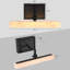 2PCS - Luminaire de salle de bain à DEL 12 "à intensité variable avec abat-jour albâtre-121498473-121498475-123017137