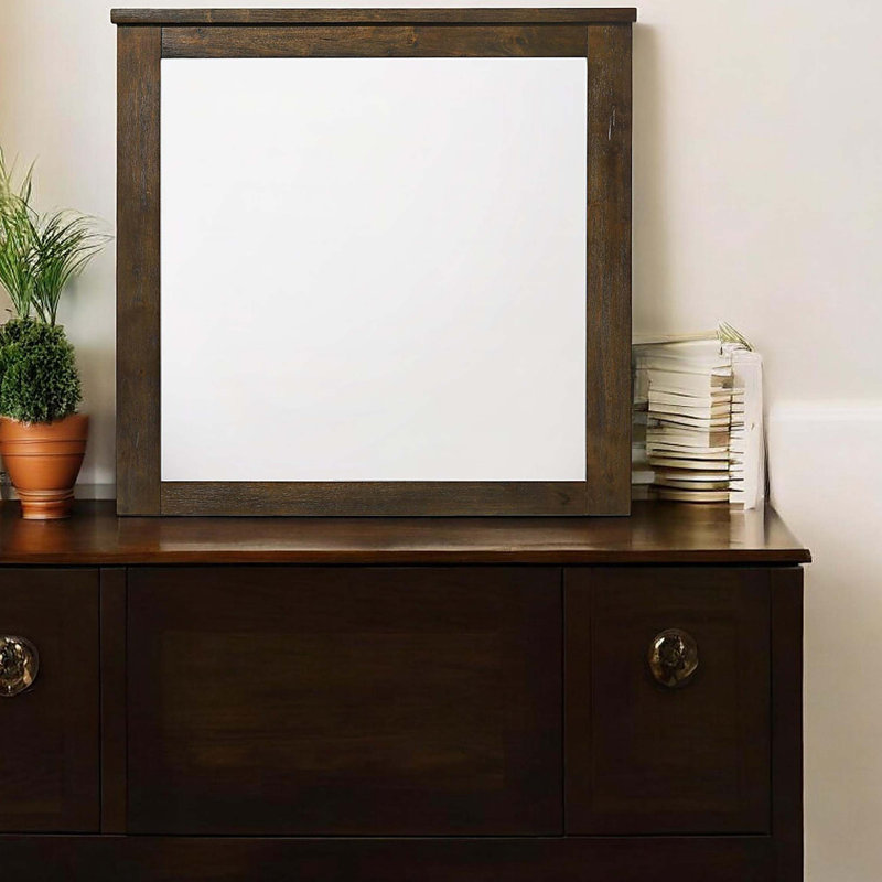 Merrilee Oak Finish Mirror
