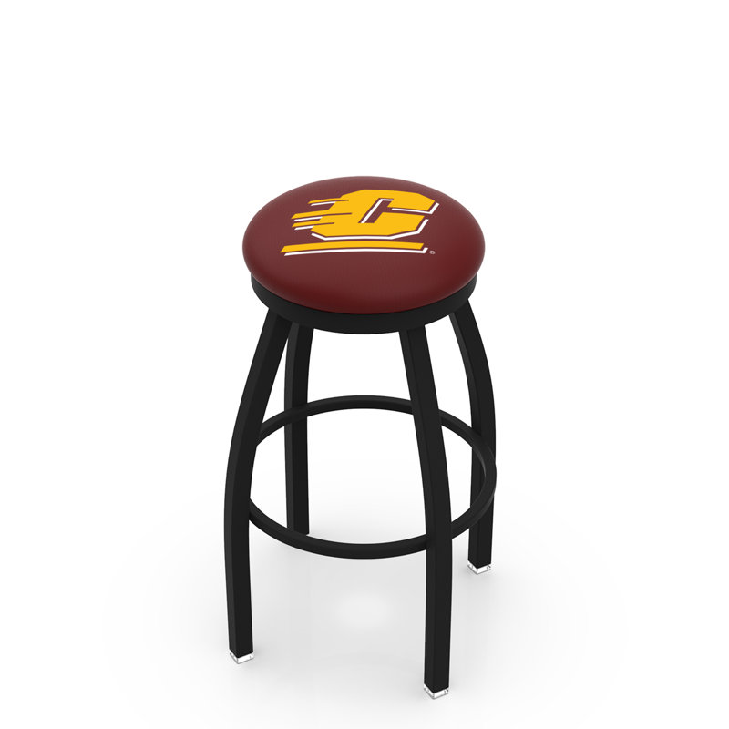 Tabouret tournant 36 "NCAA, Central Michigan, Noir