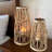 2 Piece Key West Cage Bamboo Lanterns