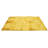 Rectangle Shallu Golden Yellow Tie-Dye 5X8 Hand-Tufted Modern Rug
