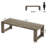 86.6 Inch Farmhouse Dining Table For 8-10, Large Wood Kitchen Table, Extra Long Rectangular Dinner Table-1586155739