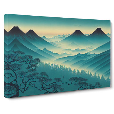 Japanese Forest Mountains Vol.3 - Wrapped Canvas