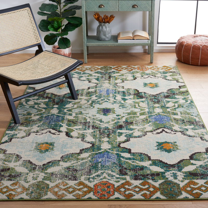 Dylanthomas Performance Oriental Rug, Rectangle 6' x 9'