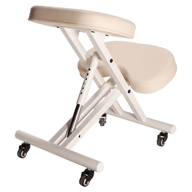 Symple Stuff Vinyl Task Chair, Cream, Ivory