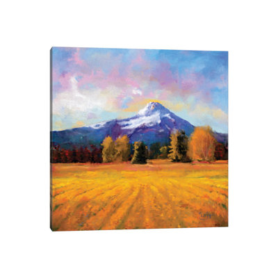 Hood On Gold by Lisa Robinson - Wrapped Canvas Painting