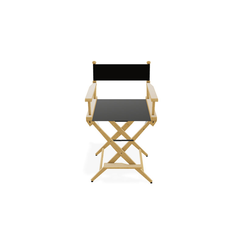 Folding Reclining Director Chair, Varnish, Forest Green