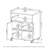 Econ 26.9'' H x 22.8'' W 1 Printer Stand with Wheels
