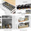 Kitchen Island with Pine Solid Wood Top-2024784568