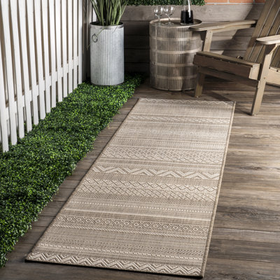 Tapis intérieur / extérieur beige Laguna Hills