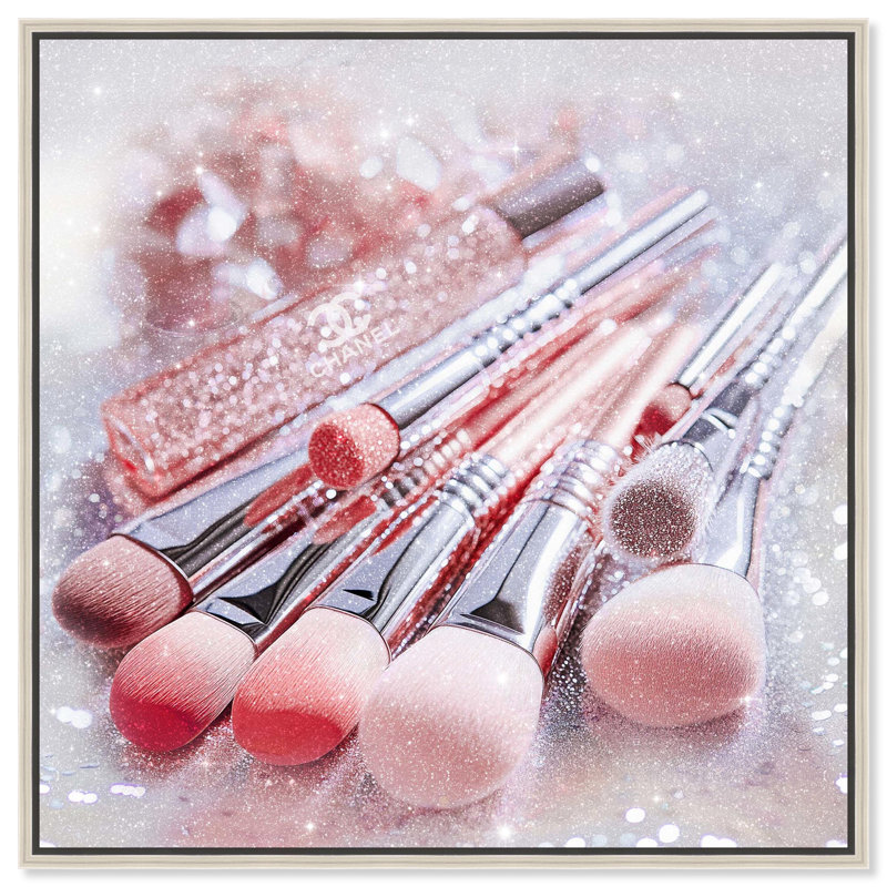 Collection Brush de la collection Brush par Art Remedy, H 13 po x l 13 po, Noir, Cadre flottant