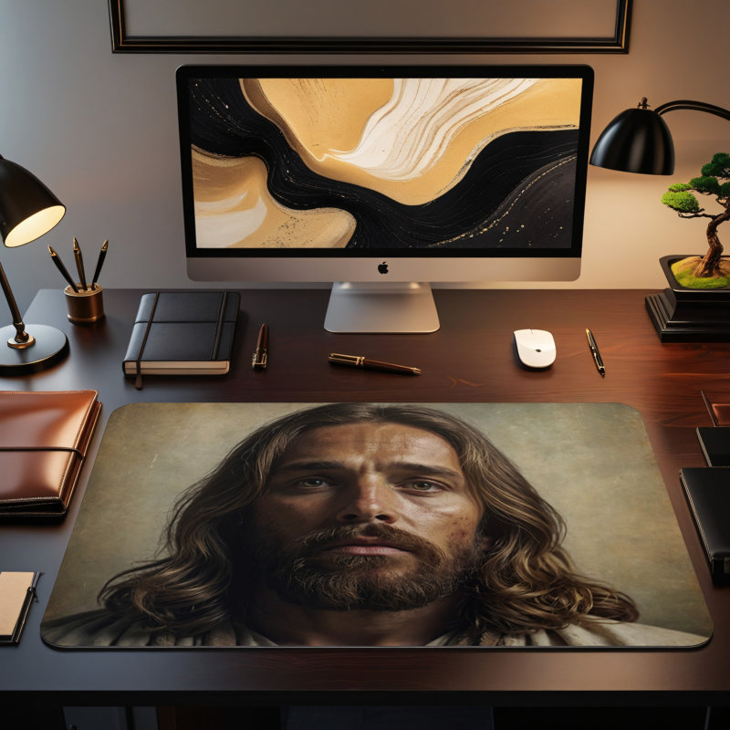Polyester Desk Pad, 31.5x15.5