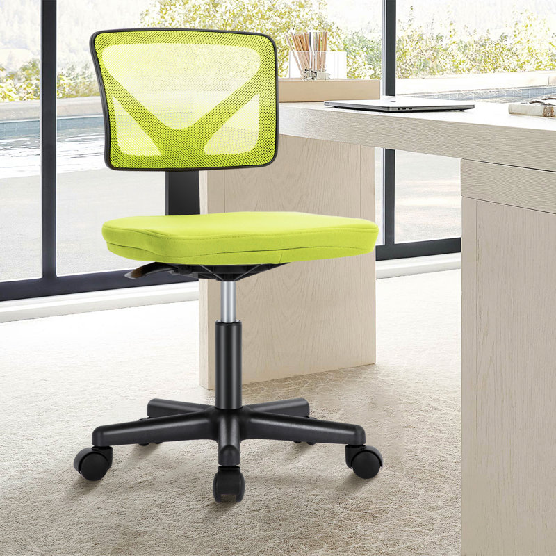 Chaise de bureau en filet Ovidia, Vert