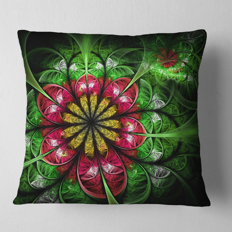  Coussin abstrait, 16 po x 1 po, Coussin décoratif