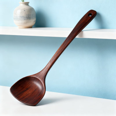 9-Piece Premium Wooden Spatula Set For Non-Stick Cookware, Long Handle Kitchen Utensil For Cooking, Frying, And Stirring, Heat Resistant And Scratch Proof