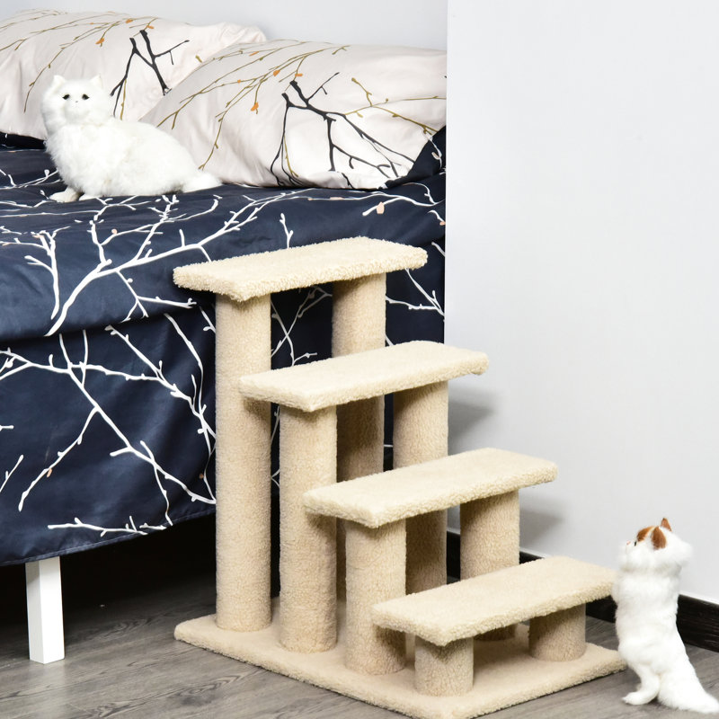 Escalier pour chat 25 po 25 po 4 niveaux