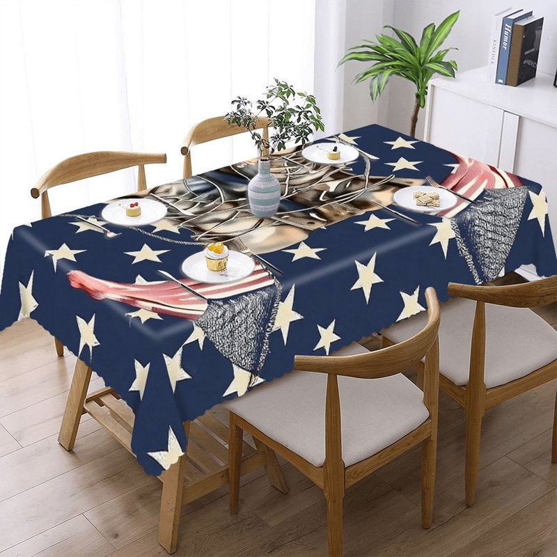 Nappe de fête des anciens Combattants, festonnée et festive, 60 x 120 po