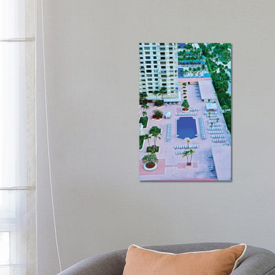 Miami Pool From Above by Susan Vizvary - Gallery-Wrapped Canvas Giclée on Canvas